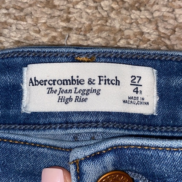 Abercrombie & Fitch Jean Leggings High Rise 27/4 regular length - Picture 3 of 4